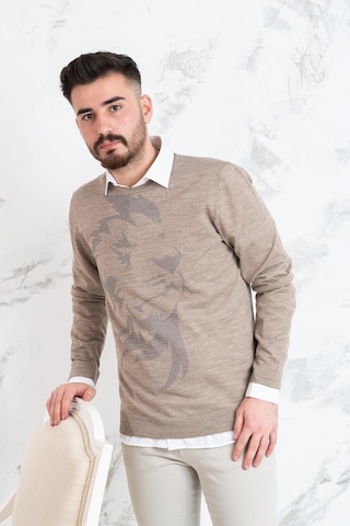 Ecer Slimfit Sıfır Yaka Ince Erkek Triko Kazak