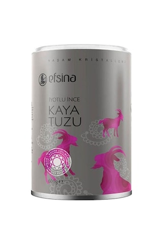 Efsina İyotlu İnce Kaya Tuzu 600 G