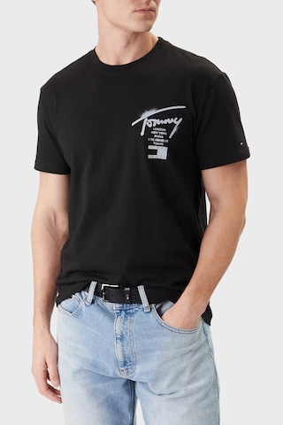 Tommy Jeans Erkek T Shirt Dm0dm22553 Bds Siyah Siyah