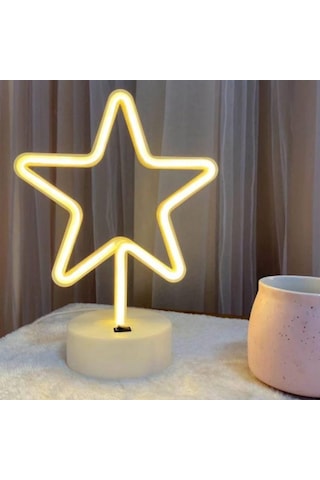 Periboia Yıldız Neon Led Lamba