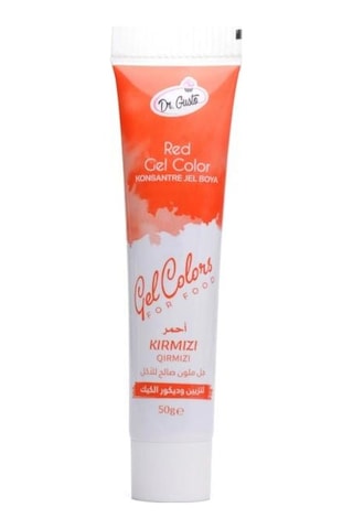 Dr Gusto Tüp Jel Gıda Boyası Kırmızı - 50 Gr