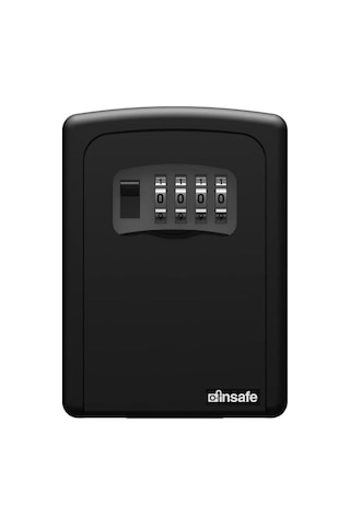 İnsafe Isc801key Şifreli Çelik Kasa, Anahtar Kasası, Anahtar Dolabı, Siyah