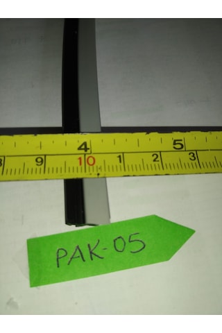 50 M Pvc Pimapen Kapı-Pencere Contası Pak-05, Siyah Fitil