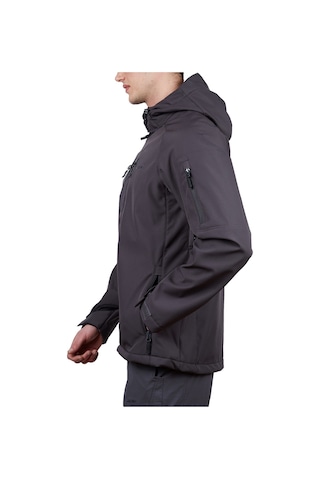 Alpinist Peak Softshell Erkek Outdoor Mont Antrasit 001