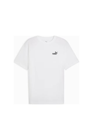 Puma Ess Relaxed No. 1 Logo Tee Beyaz Erkek T-shirt 689153-02 Beyaz