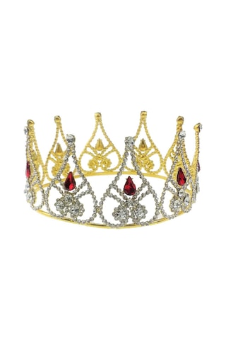 Suntek Gelin Düğün Barok Kraliçe Kristal Su Damlası Taç