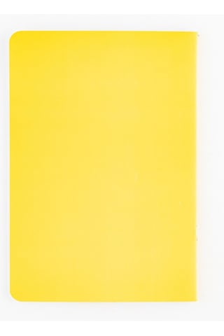 Colors A5 60 Yaprak Çizgili Karton Kapak Sarı Renksiz