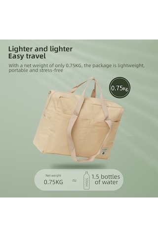 Maiyame Insular Keten Kumaş Anne Çanta, 12 Cep Ve Dahili Bölmeli, Büyük Kapasiteli, Bebek Çantası İle Değişim Matı Ve Islak Çanta, Kahverengi Haki