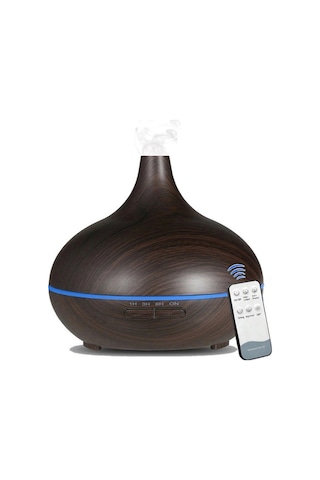 Robeve 550 ml Otomatik Hava Nemlendirici Buhar Makinesi Oda Nemlendirici Aroma Difüzör - Açık Kahverengi