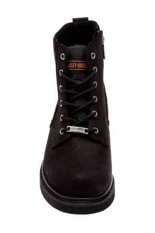 Harley Davidson Jim Black Nubuk Kadın Bot Siyah