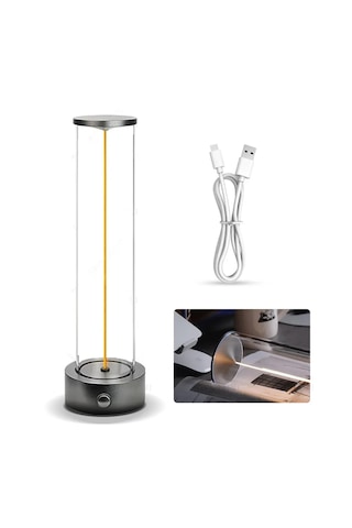 Techtic Manyetik Masa Lambası Abajur Şarjlı Modern Okuma Işığı