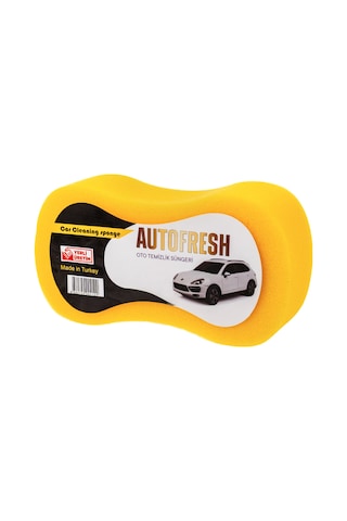 Autofresh Kıvrımlı Yumuşak Araç Yıkama ve Temizleme Süngeri 3'lü