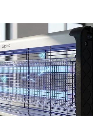 Hubrendy Sh Asonic S26 20w 2000v Çift Koruma Camlı Led Zincir Askılı Sanayi Tipi Sinek Öldürücü Xl
