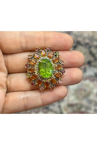 Allahverdi Türkmen Peridot Elmas Yüzük
