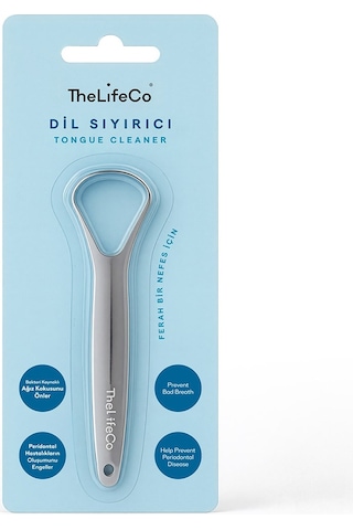 Thelifeco Paslanmaz Çelik Dil Temizleyici - Dil Sıyırıcı