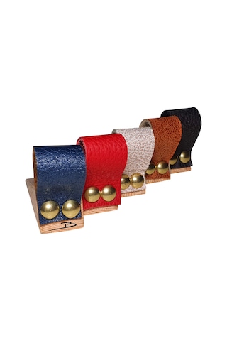 Premium 5 Renk Deri Kapı altlığı kapı stoperi stopper (5li Paket)