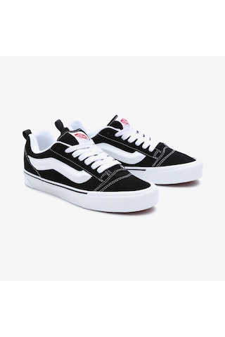 Vans Knu Skool Unisex Siyah Sneaker Düz Vn0009qc6bt1 Siyah
