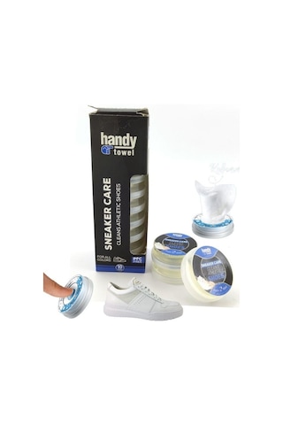 Handy Towel Sneaker Spor Ayakkabı Temizleme Bezi 10 Adet - Renksiz Çok Renkli
