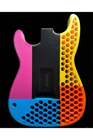 Özel Tasarım 3d Baskı Stratocaster Gitar Gövdesi