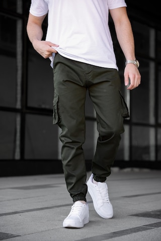 Kargo Cepli Gabardin Kumaş Haki Renk Erkek Pantolon-1796 Haki