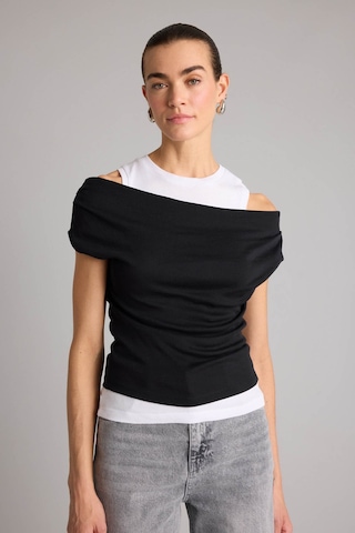 Defacto 26y801002342 Siyah Kadın T-shirt G9546ax/bk81