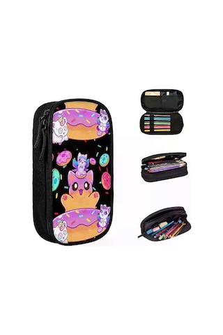 Tf2187 Aphmau Meow Peluş Hayvan Anime Kediler Kalem Kutusu Büyük Kapasiteli Düzenleyici Kalem Kutusu Saklama Çantası Erkek Kız Öğrenciler Kırtasiye Th