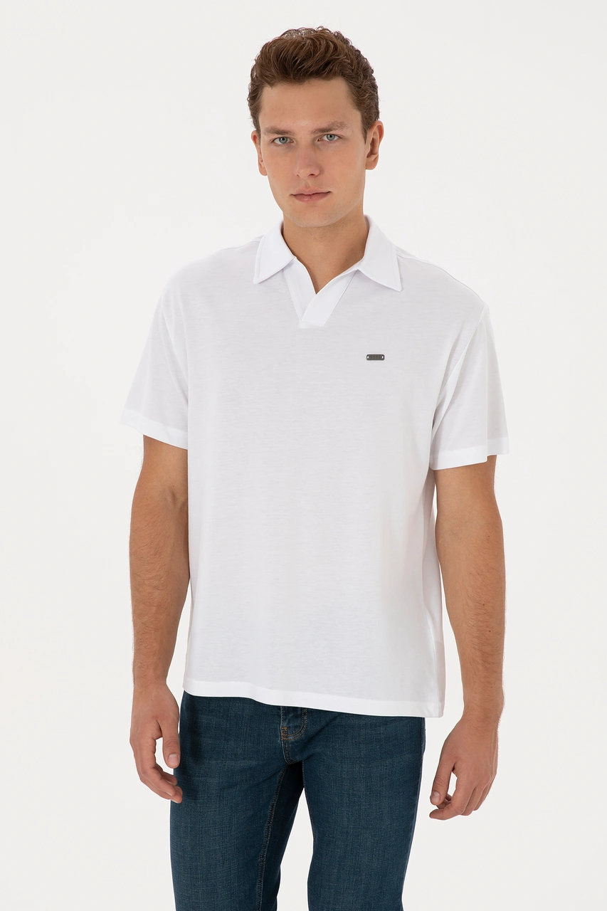 U.s. Polo Assn. Erkek Beyaz Tişört 50324787-vr013 Beyaz