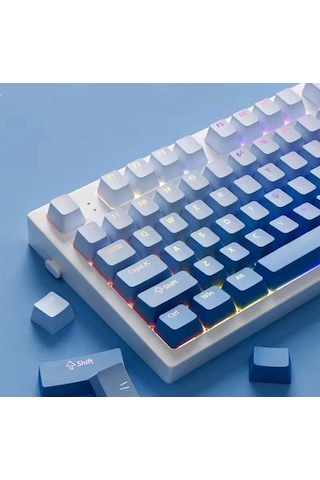Gradient Mekanik Klavye Oem Profil Rgb Tuş Takımı Pbt