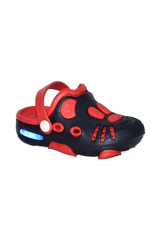 Kız Erkek Cocuk Terlik Plaj Havuz Deniz Sandalet Lacivert-Kırmızı