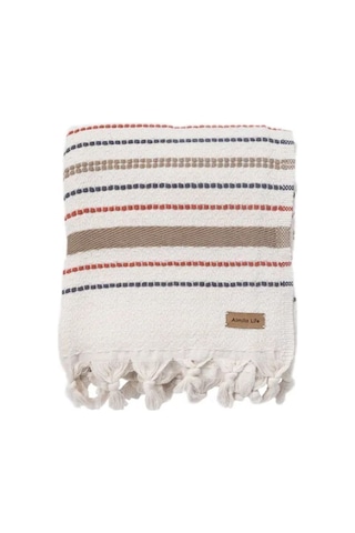 Mary Stripe Pike Ekru Colorful 130x170 Cm Mary Stripe Pike Ekru Colorful 130x170 Cm