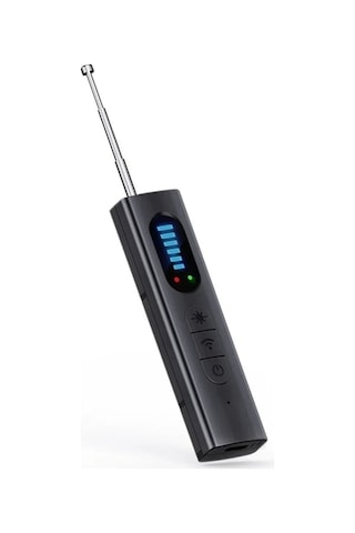 Createtech Gizli Kamera Dedektörü Yeni Model Anti-spy Araba Gps Takip Cihazı Dinleme Siyah Siyah