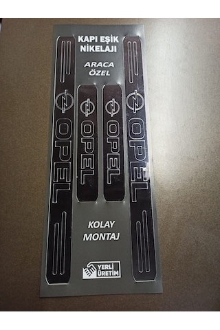 Opel Astra G Uyumlu Kapı Eşiği 4'lü Set Ön Arka