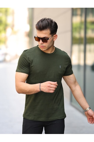 Kozik Standart Fit Bisiklet Yaka Erkek Tişört 5'li Çok Renkli 8975 Çok Renkli