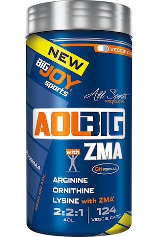 Bigjoy Aolbig 124 Kapsül - Aol Zma - Arg Arginine Ornitin Lisin