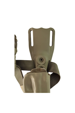 Glock 19 Kydex İçi Kadifeli Kum Alçak Platform Taşıma Kılıfı Ayarlı Kum