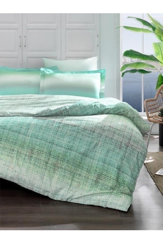 Özdilek Çift Kişilik Yeşil Weave Ranforce Nevresim Takımı Renkli