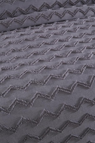 Çeyiz Diyarı Lumpa 2 Parça Tek Kişilik Pike Takımı Antrasit Antrasit