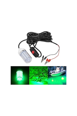 Maiyame 12v Yeşil Işık Led Balık Çeker Lambası - Ce Onaylı Ip68 Su Geçirmez Balık Toplama Aleti