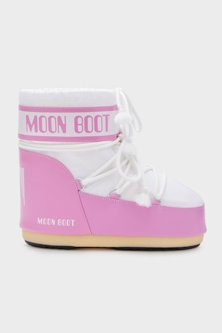 Moon Boot Kadın Kar Botu 80d1409340 Jb05 Pembe-beyaz Beyaz - Pembe