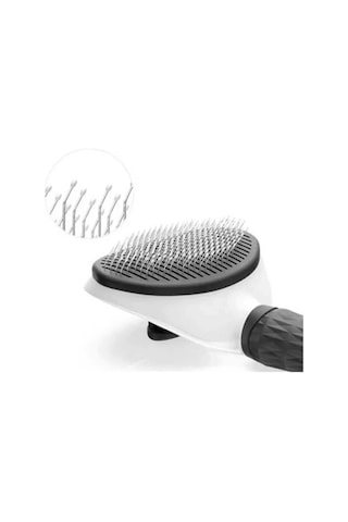 Pet Tarağı Otomatik Temizlenen Tuşlu Evcil Hayvan Fırçası Kedi Köpek Tüy Toplayıcı Tarak