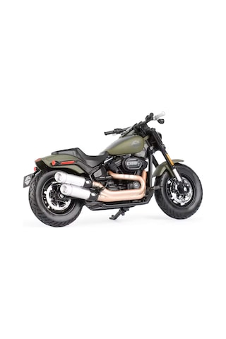 Harley Davidson Dıecast Fat Bob 114 Yeşil 1:18 Model Motosiklet 31360