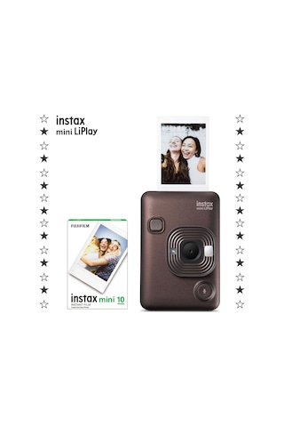 Instax Mini Liplay Hybrid Fotoğraf Makinesi + 10'lu Film