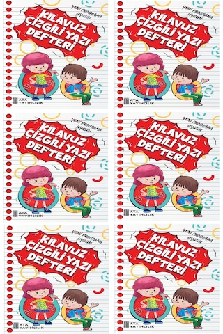 1. Sınıf Yeni Müfredata Uygun Yazı Defteri Küçük Boy 6 Adet