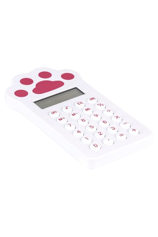 Hesap Makinesi - Pati Desen Beyaz