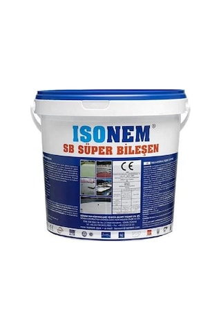 Isonem Sb Süper Bileşen Su Yalıtım Kaplaması Beyaz 5Kg