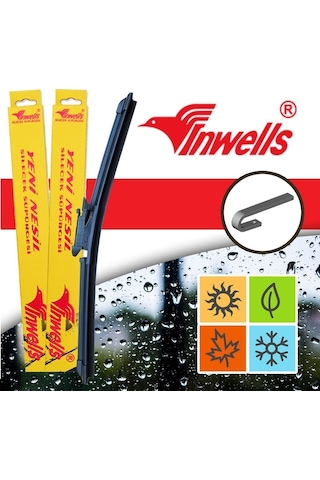Peugeot 206. 206+ İnwells Muz Silecek Takımı 2000-2012