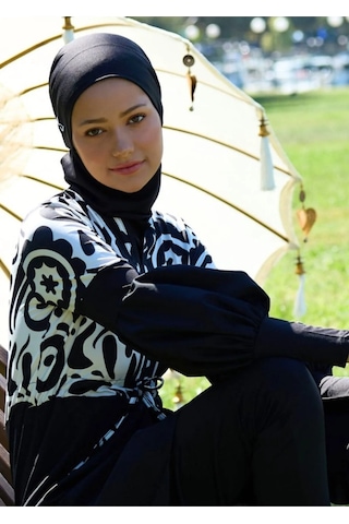 Mayovera Tarz-ı Asil Tasarım Mayo Siyah