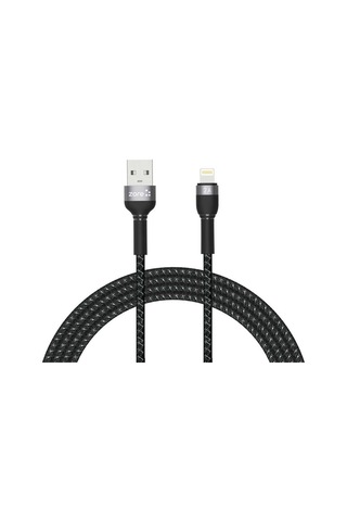 Teknocep Siyah Shira Serisi Lightning Usb Kablo 2 Metre