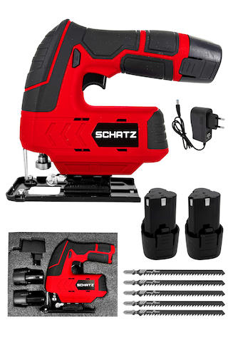 Schatz 12v Çift Akülü Şarjlı Dekupaj Testere Makinesi K151418