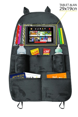 Araç Koltuk Arkası Tablet Ve Telefon Tutucu Organizer - Araç İçi